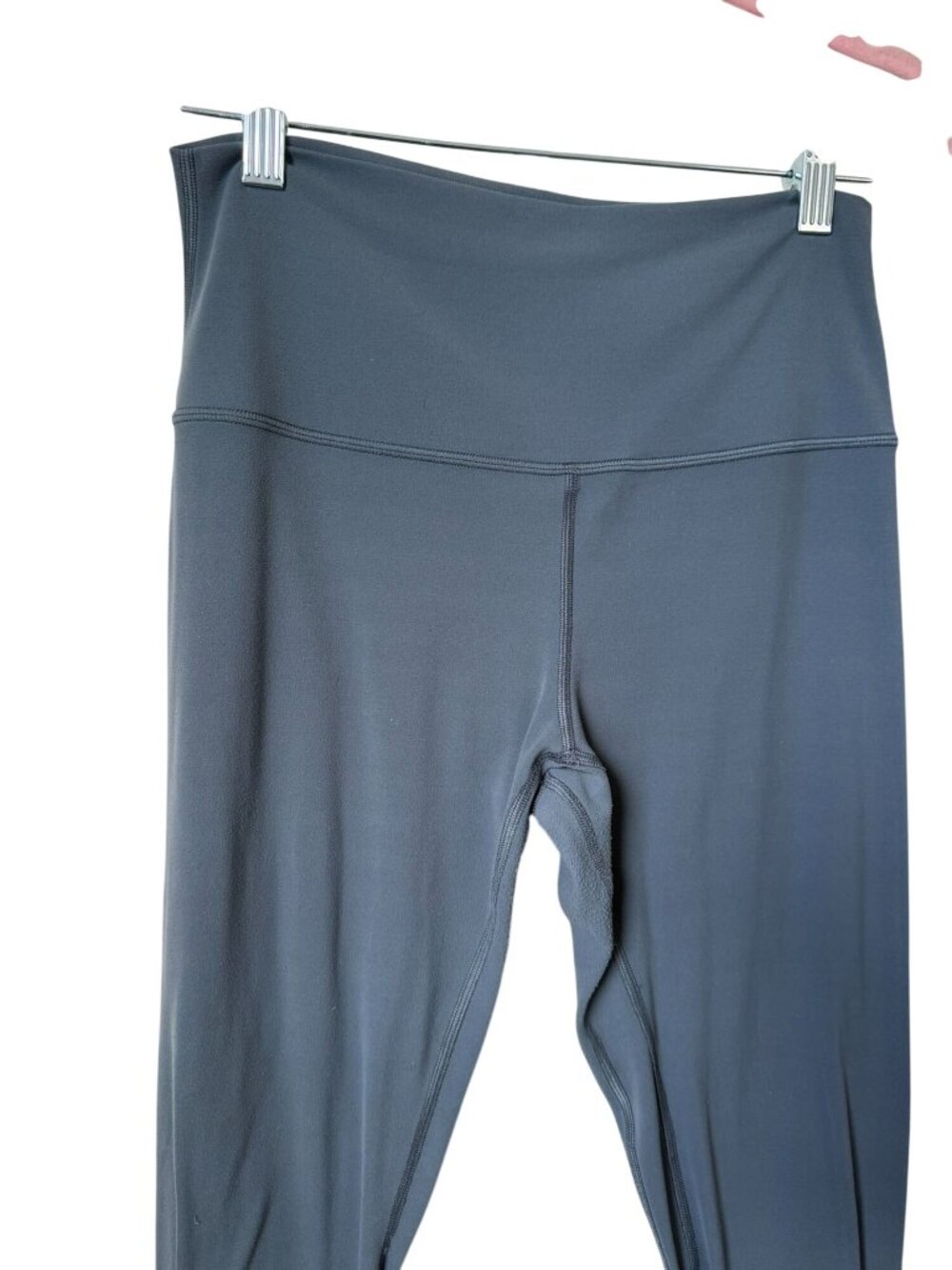 Lululemon Leggings Slate Gray Women’s Estimated Size 8/10 Yoga - Picture 2 of 6